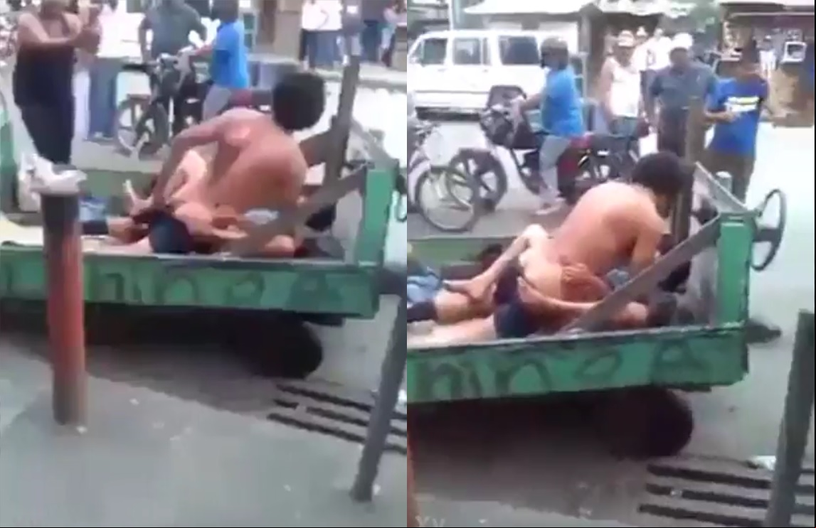 Sa bangketa nagkantotan
